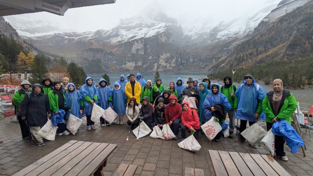 Ramassage de déchets NEYA Charity — Kandersteg, Suisse, 2 novembre 2025