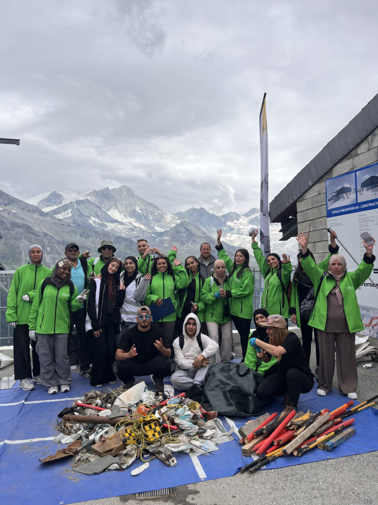 Ramassage de déchets NEYA Charity — Zinal, Suisse, 6 juillet 2025