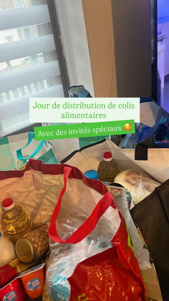 Jour de distribution de colis alimentaires aux étudiants — NEYA Charity