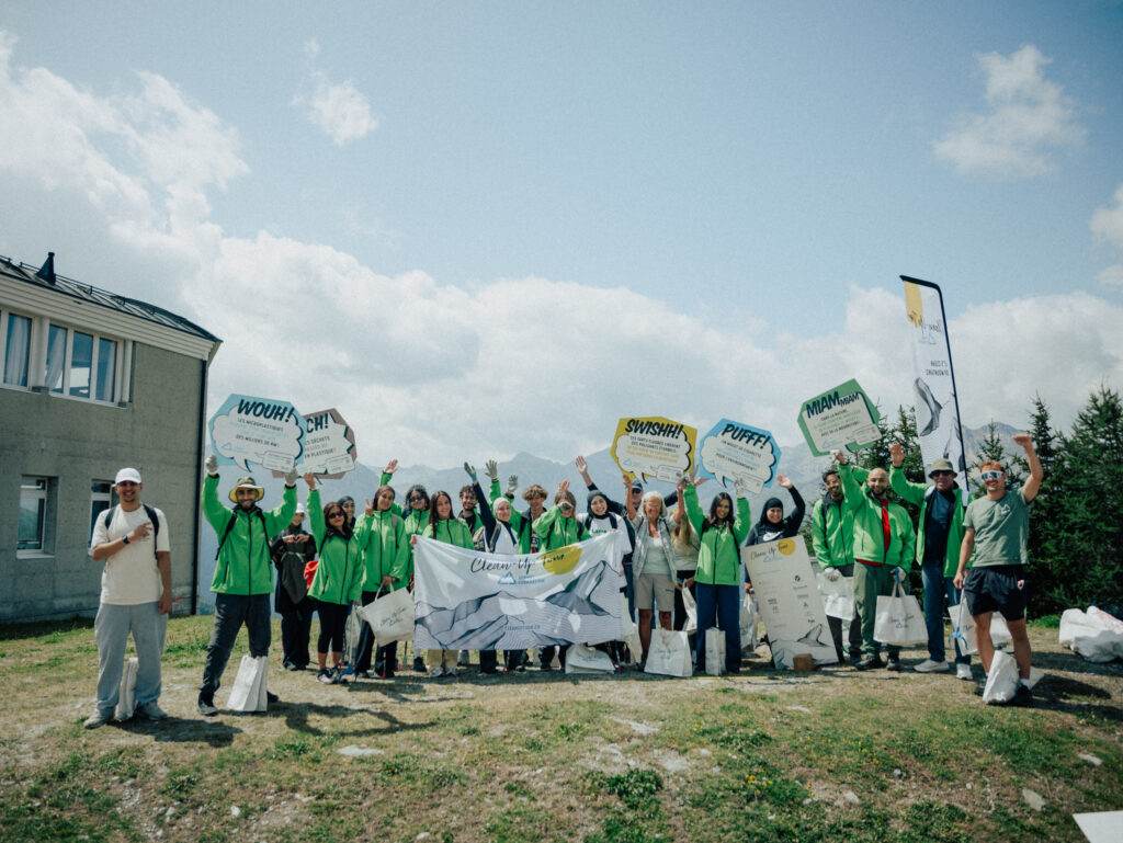 Ramassage de déchets NEYA Charity — St-Luc, Suisse, 19 juillet 2026